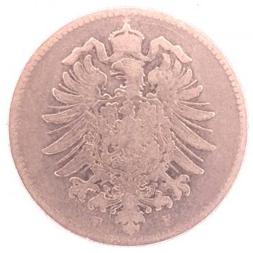 1873 Wilhelm I German 1 Mark Coin - Large Shield Rarity | Coinantiquariat