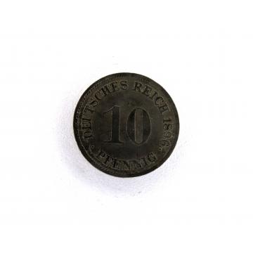 Rare 1896 G 5 Pfennig Wilhelm II Type 2 Small Shield Coin | Coinantiquariat